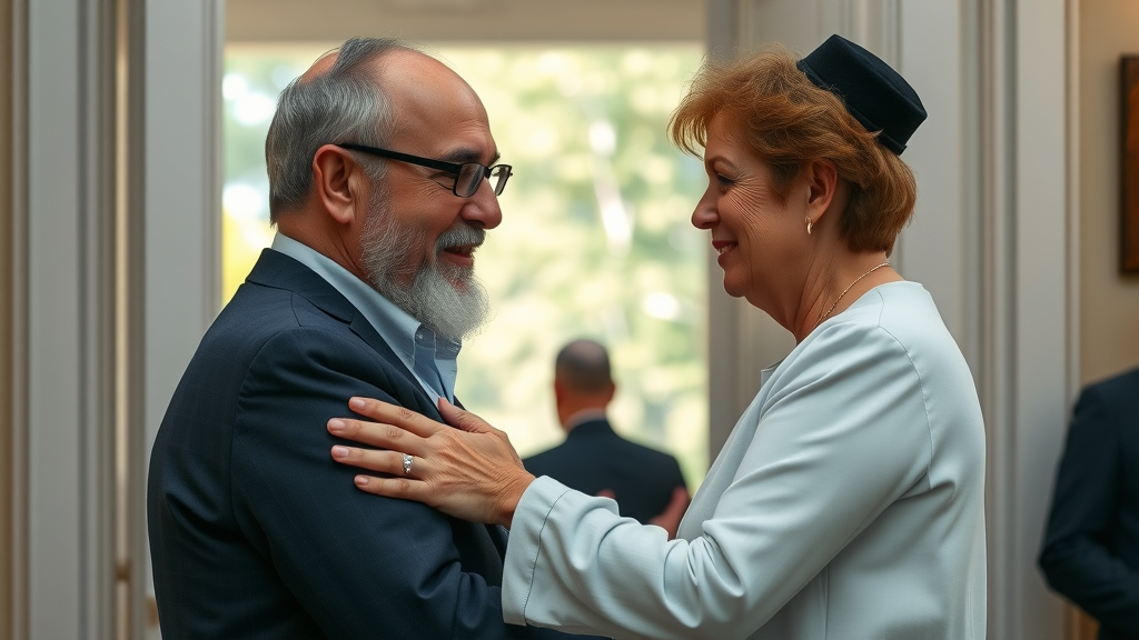 yom kippur greetings respectful communication outside synagogue